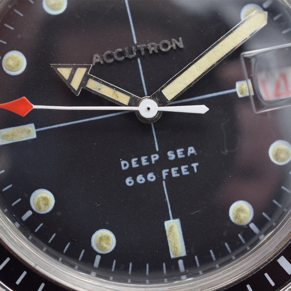 1970 Bulova Accutron "Devil Diver" Deep Sea 666 Feet