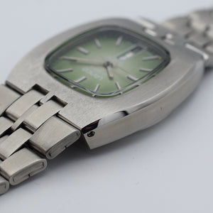 New Old Stock 1970s Lanco Day/Date Green Dial