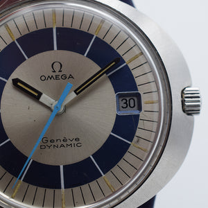 1968 Omega Geneve Dynamic Blue on Strap 135.033