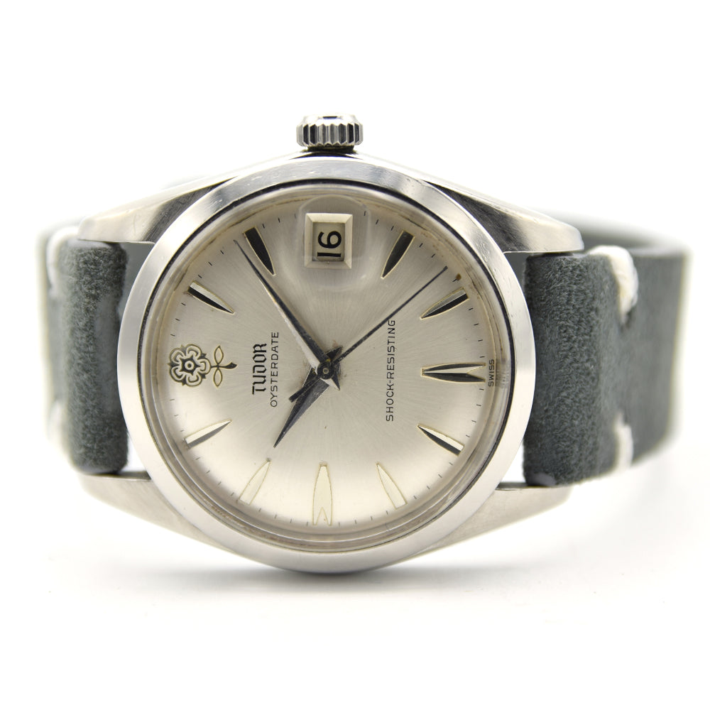 1965 Tudor Oysterdate Big Rose 7962 Manually Wound KibbleWatches