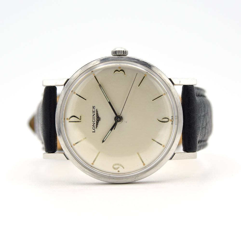 1958 Longines Manually Wound Art Deco Numerals