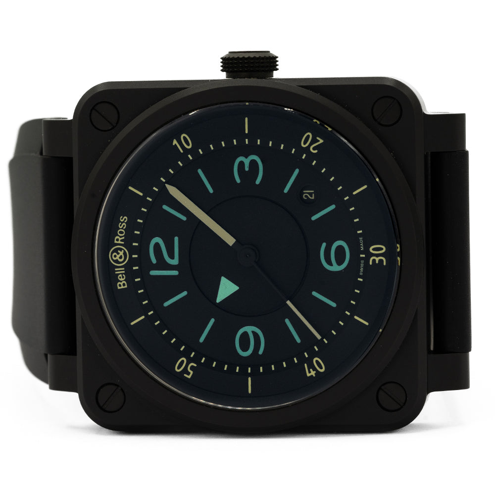 2020 Bell Ross BR 03 92 Bi Compass Black Ceramic KibbleWatches