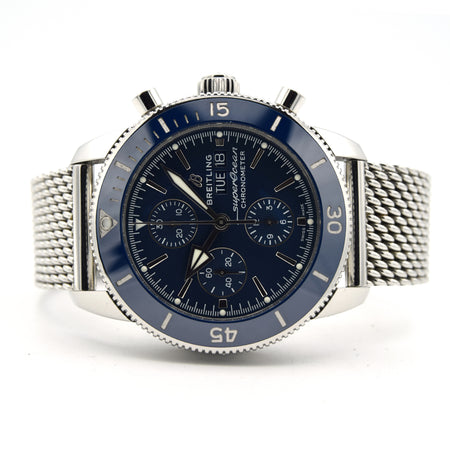 2018 Breitling Superocean Heritage Chronograph 44 Blue