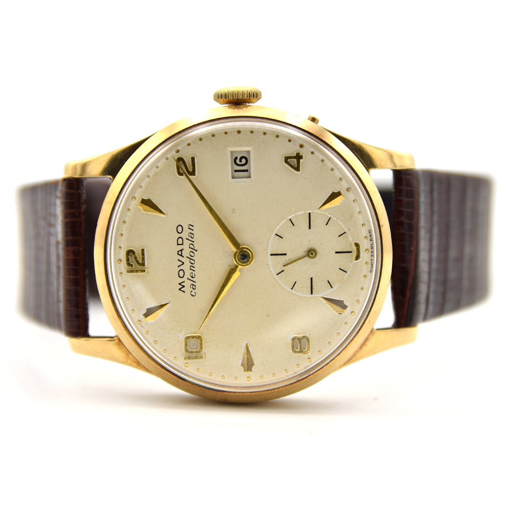 Movado calendoplan outlet gold