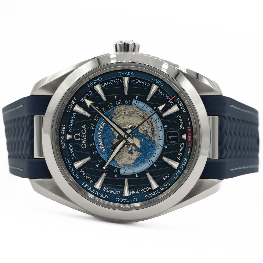 Omega seamaster aqua terra clearance worldtimer 2019