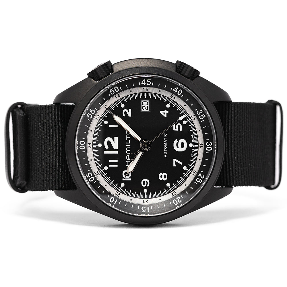 2022 Hamilton Aviation Automatic Aluminium Black