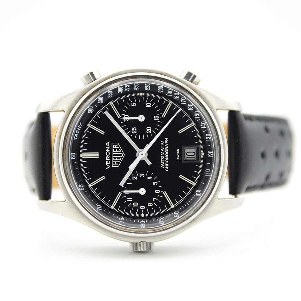 1978 79 Heuer Verona Caliber 12 Automatic Chronograph