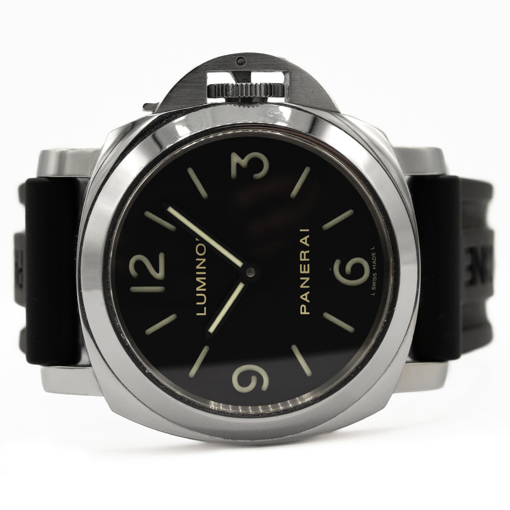 2015 Panerai Luminor Base Black 44mm PAM00112 KibbleWatches