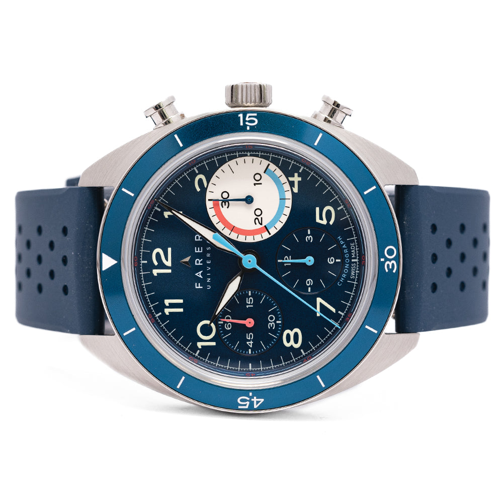 2020 Farer Cresta Hand-Wound Chronograph Blue