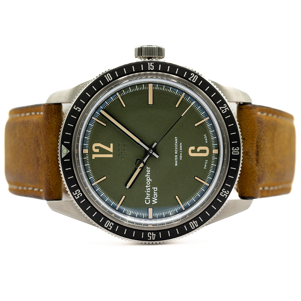 2020 Christopher Ward C65 Manually Wound Khaki Green