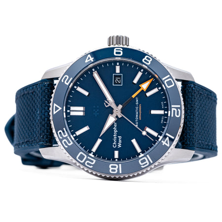 2019 Christopher Ward C60 GMT MK3 Blue Dial Serial #001