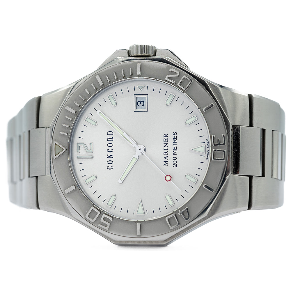 2010s Concord Mariner Automatic Silver Integrated