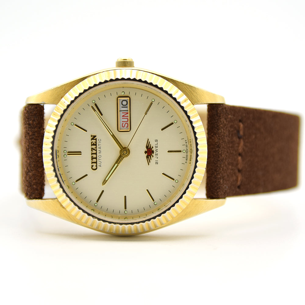 1983 Citizen Eagle 7 Automatic Day/Date Gold Plated