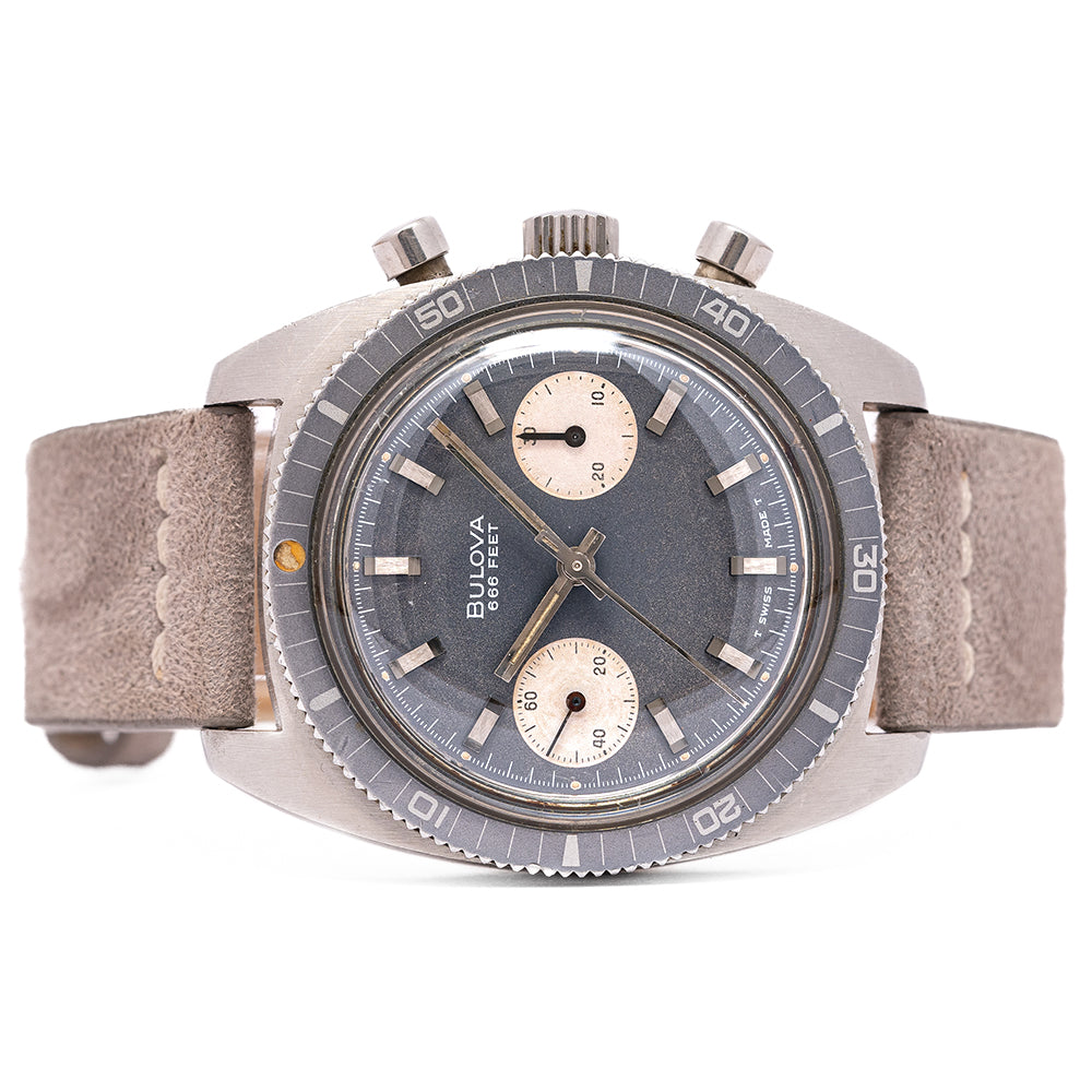 1971 Bulova "666 Feet" Devil Chronograph Valjoux 7733