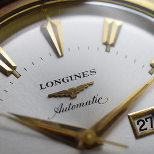 1958 Longines Automatic Conquest Calendar Gold Capped
