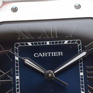 2019 Cartier Santos de Cartier Blue WSSA0013/WSSA0030