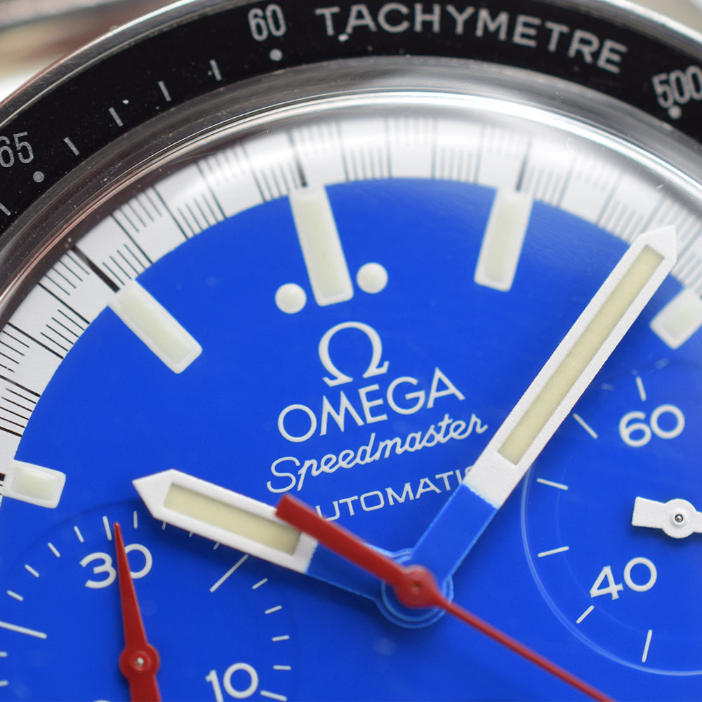 2000 Omega Speedmaster Automatic Schumacher Racing Blue