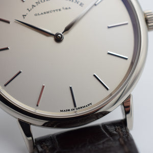 2019 A. Lange & Sohne Saxonia Thin White Gold 37mm