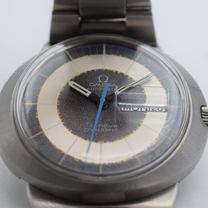 1970 Omega Geneve Dynamic 166.079 Day/Date Racing Blue