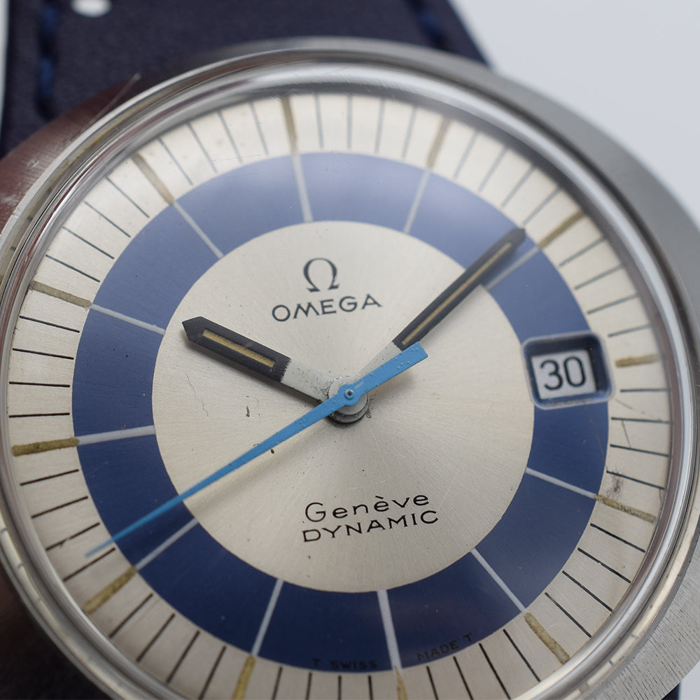 1968 Omega Geneve Dynamic Blue on Strap 135.033