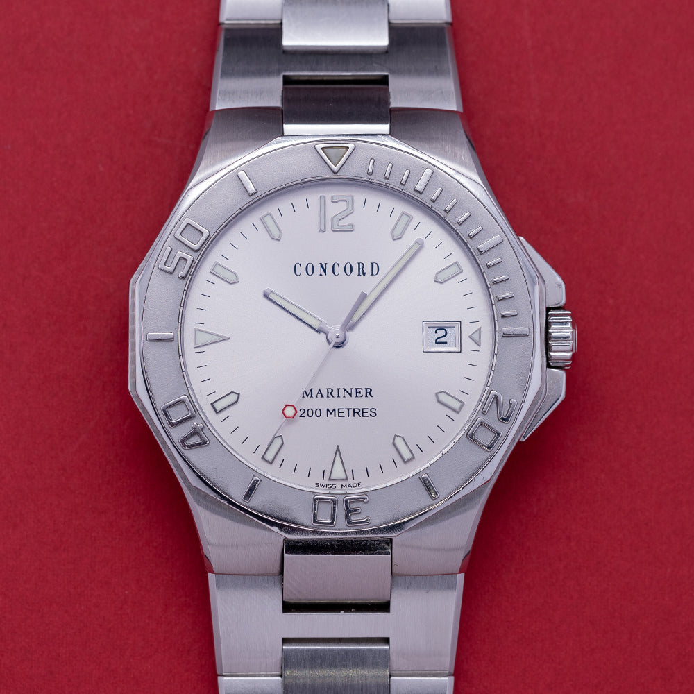 2010s Concord Mariner Automatic Silver Integrated