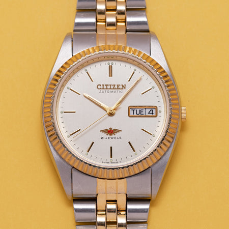 1980 Citizen Eagle 7 Steel & Gold 36mm Automatic