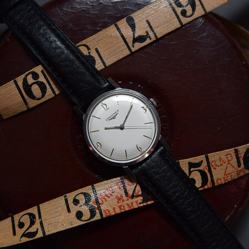 1958 Longines Manually Wound Art Deco Numerals