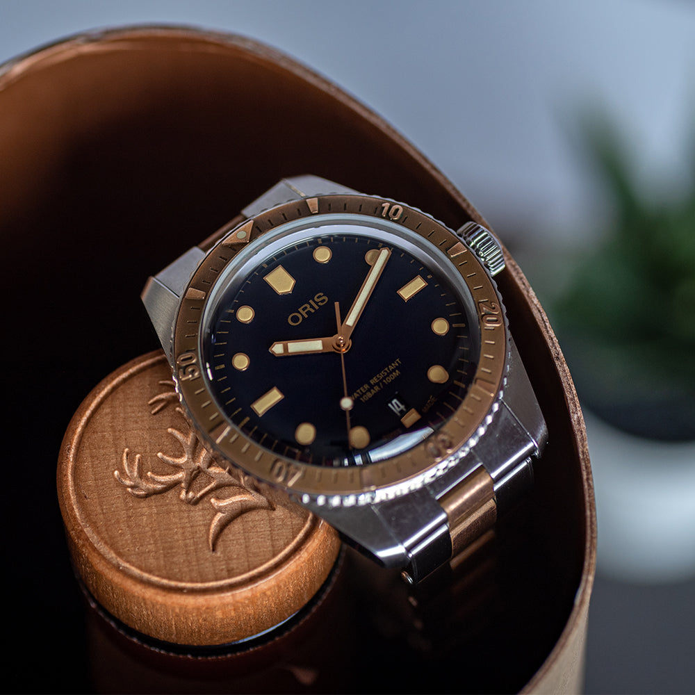 2019 Oris Divers Sixty Five 40mm Bronze with Bracelet