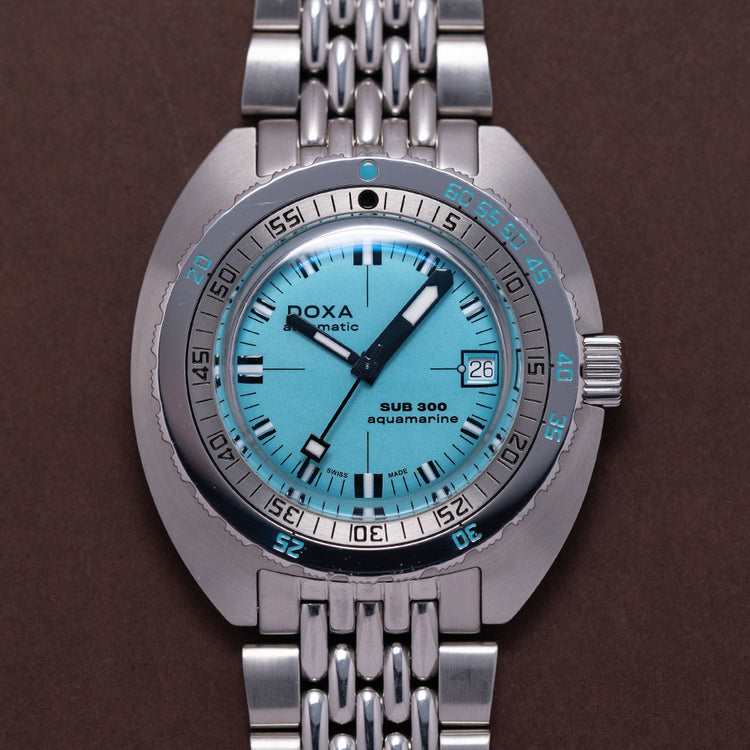 2021 Doxa SUB 300 Aquamarine Blue 821.10.241.10