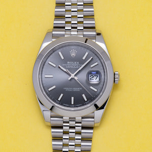 2018 Rolex Oyster Perpetual Datejust 41 Slate 126300