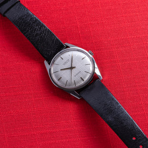 1960s Lusina Geneve Manually Wound Linen Dial on Strap