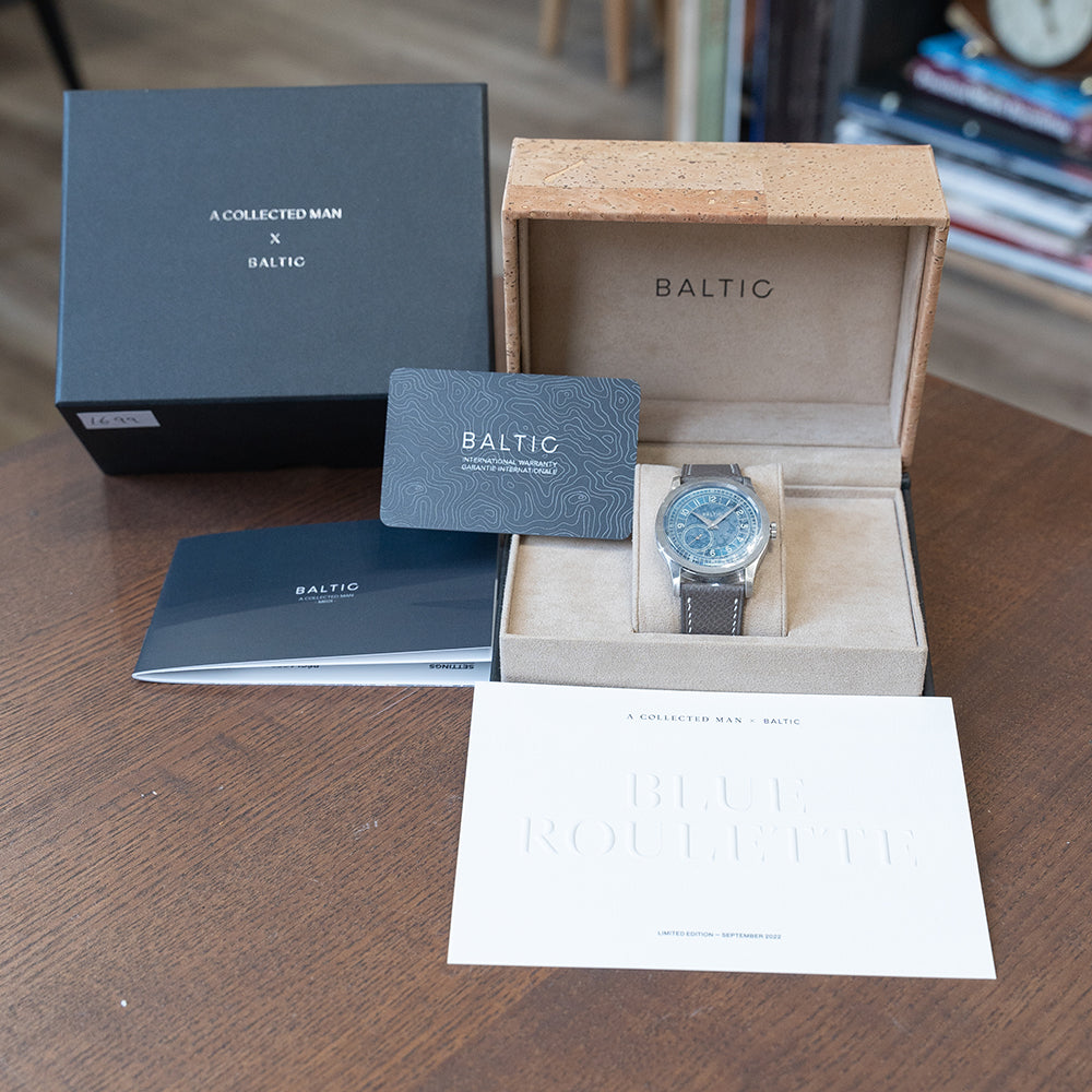 Baltic X A Collected Man MR01 Blue Roulette Limited to 300