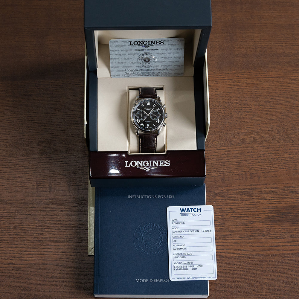 2011 Longines Master Collection Chronograph L2.629.4.51.5