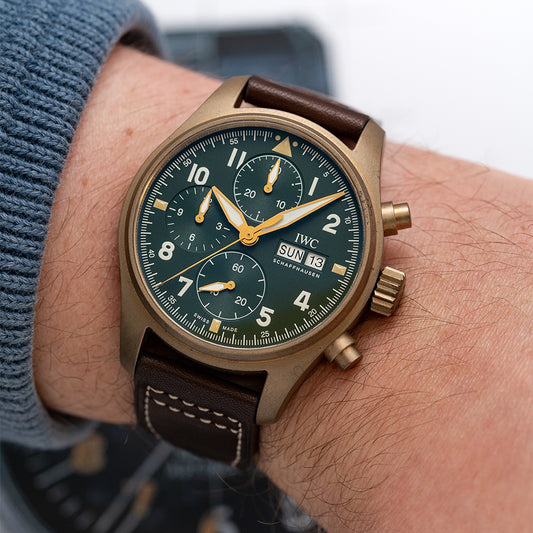 2019 IWC Big Pilot Spitfire Chronograph Bronze IW387902