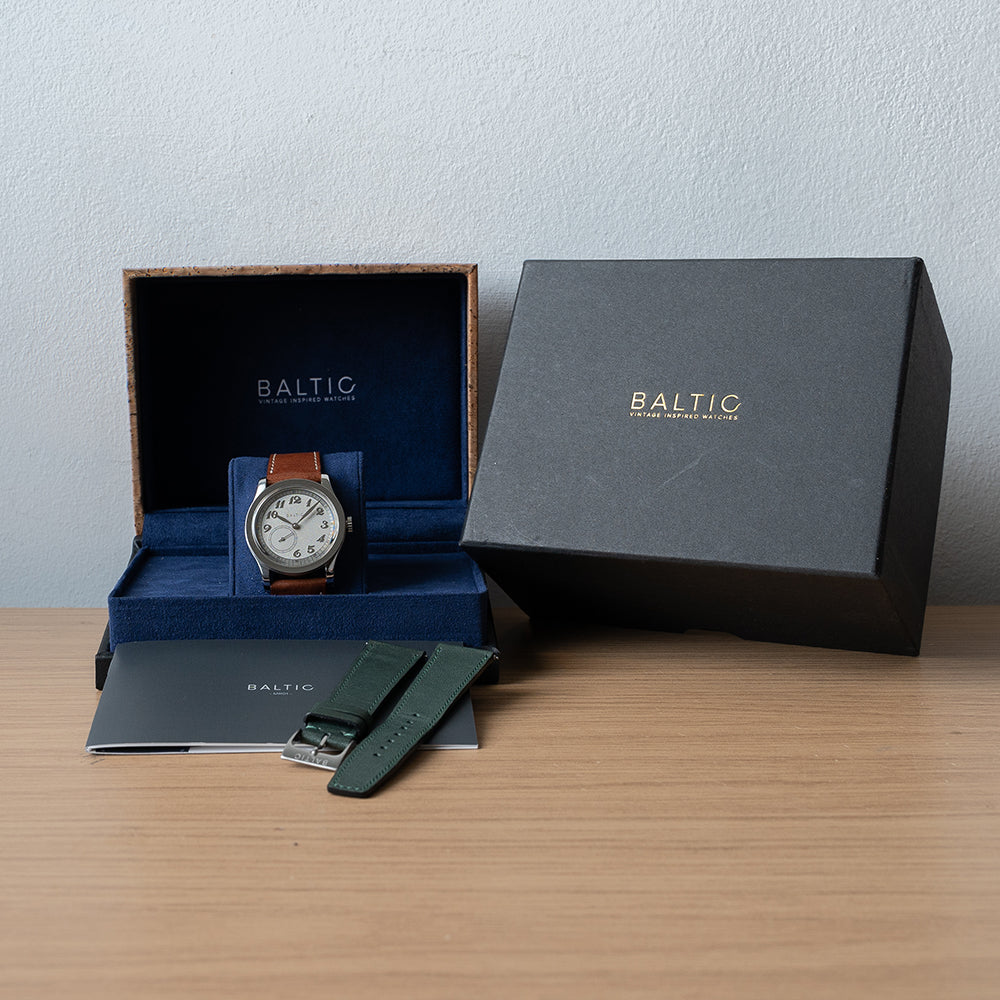 2021 Baltic MR01 Silver Micro Rotor Numbered Edition