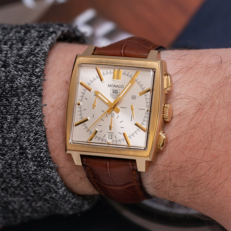 TAG Heuer Monaco 18ct Yellow Gold CW5140