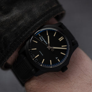 2018 Christopher Ward Trident Classic Black 38mm Automatic