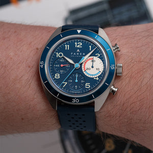 2020 Farer Cresta Hand-Wound Chronograph Blue