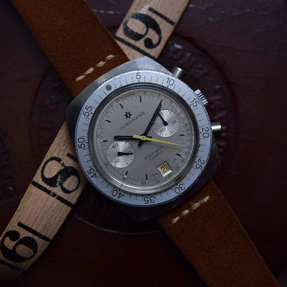 1970s Junghans Olympic Chronograph Valjoux 7734