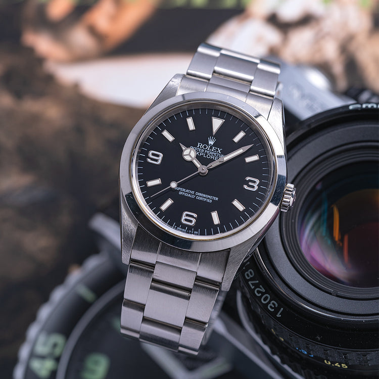 1996 Rolex Explorer I 36mm 14270 on Bracelet