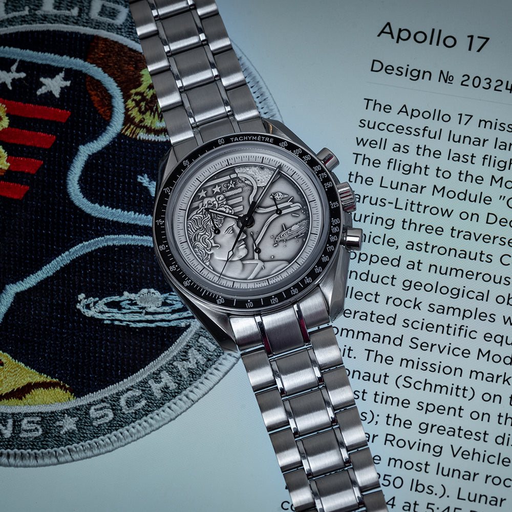 2019 Omega Speedmaster Professional Moonwatch Apollo XVII 17 Limited Edition