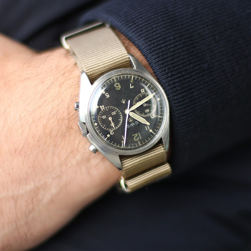 1974 CWC British Royal Navy Military Chronograph