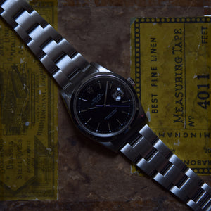 1991 Rolex Oyster Perpetual Date Black 15200