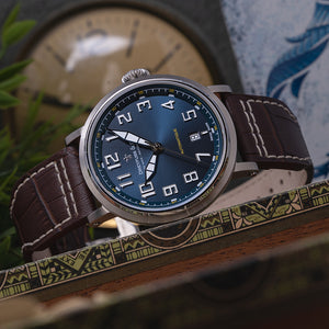 2018 Dreyfuss Co. Serial 1924 Automatic Blue Dial