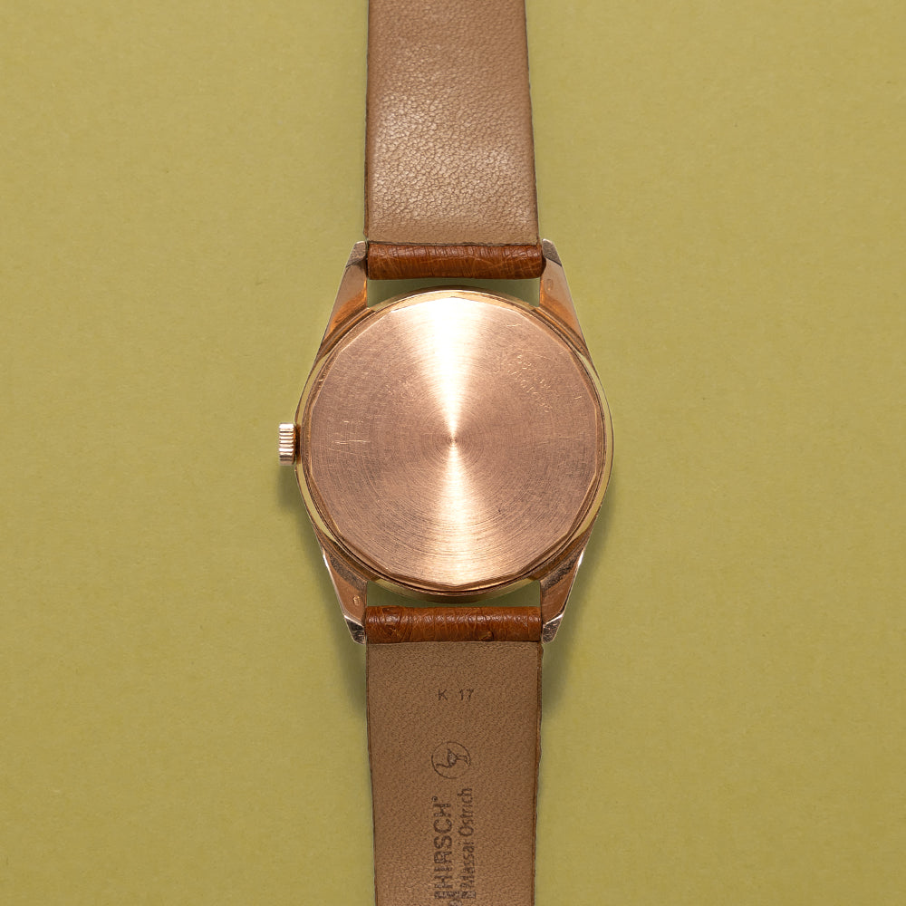 1963 18ct Rose Gold Universal Geneve Polerouter Date