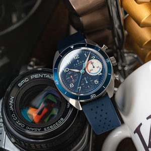 2020 Farer Cresta Hand-Wound Chronograph Blue