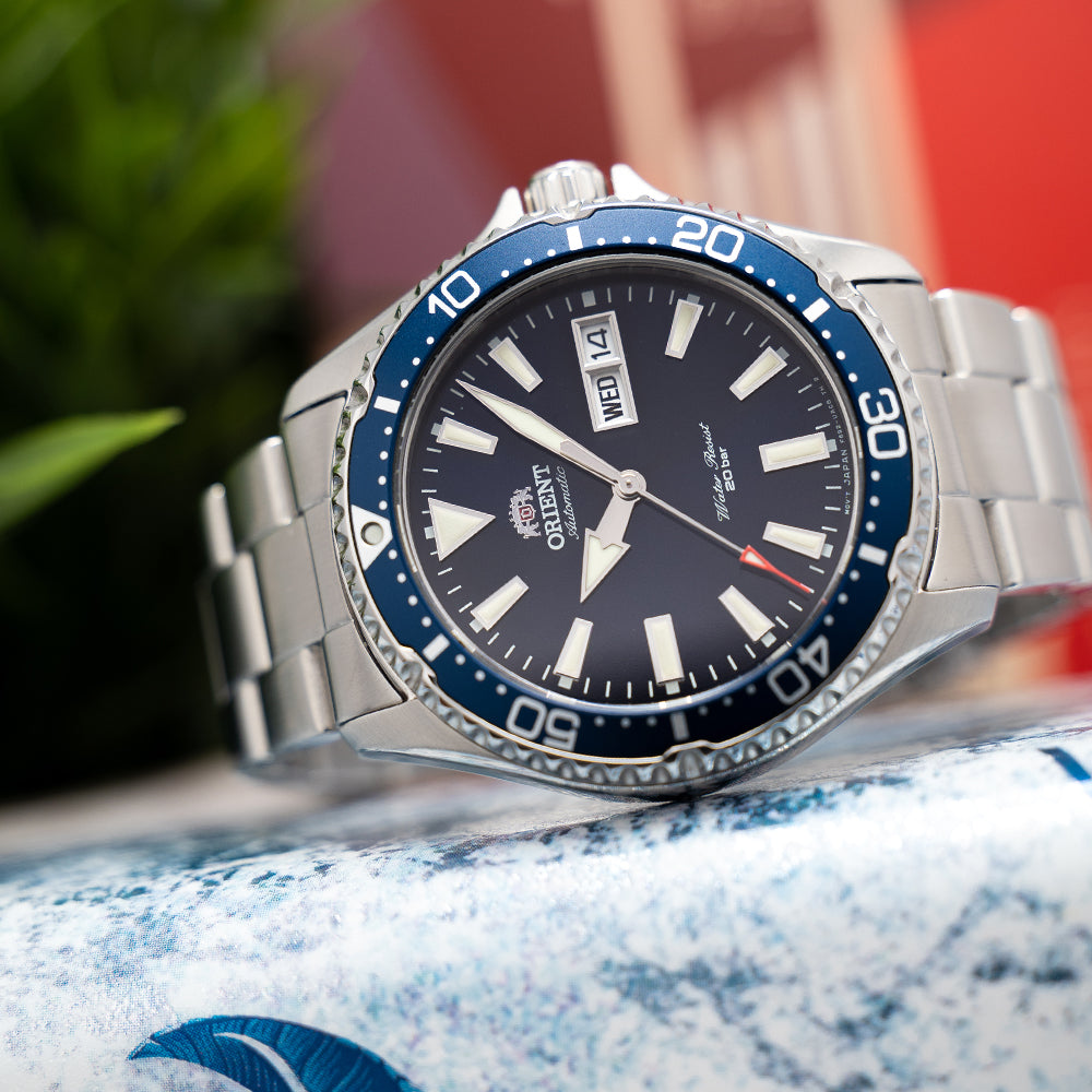 Orient mako sale 3 blue