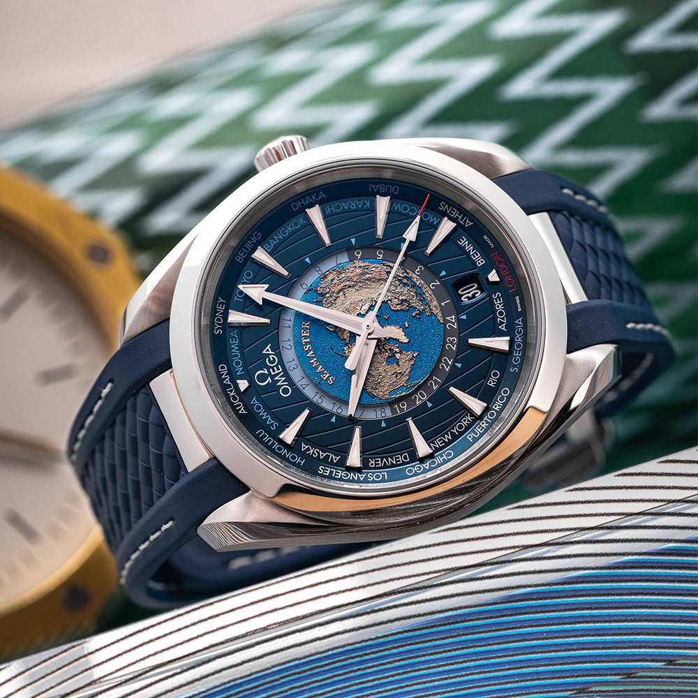 Omega seamaster aqua discount terra worldtimer 2019