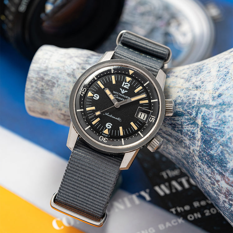 1960s Wittnauer Geneve Automatic Compressor Diver