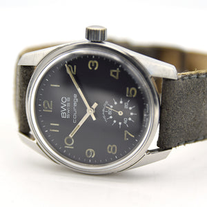 1970s BWC Courage "Newman Dial" Manual Wound